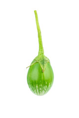 Thai eggplant isolated on white background.