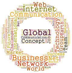 Global Business word cloud