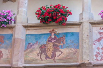 Innenhof von Schloss Prösels