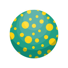 ball toy kid isolated icon vector illustration design