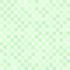 Checkerboard pattern. Green vector seamless background