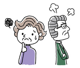 シニア夫婦：夫の機嫌が悪い
