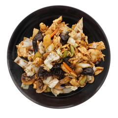 Chinese food. Chicken with vegetables