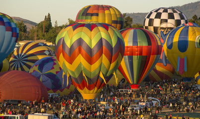 Naklejka premium Balloon Races