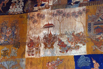 Scenes from the Ramayana Hindu myth
