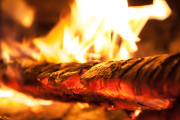 Close up fire