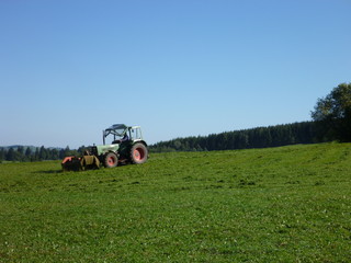 Traktor im Allgäu