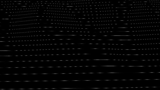 VJ Footage. Digital Landscape. Waves on Glass-Like Texture.