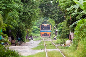 Old train in Thailand