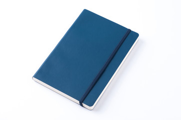 leather notebooks isolated on white background ,