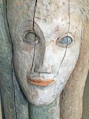 Skulptur Gesicht