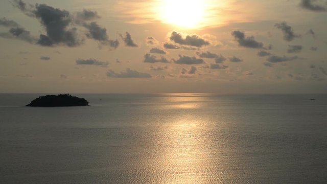 Sea near island Chang, thailand