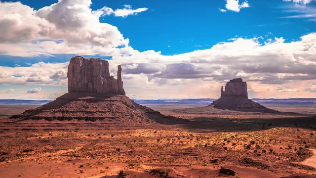 Monument Valley Timelapse Clouds