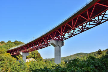 吉備高原から岡山空港に向かう道路