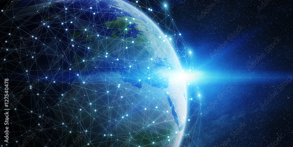 Poster Global network and data exchange over the world