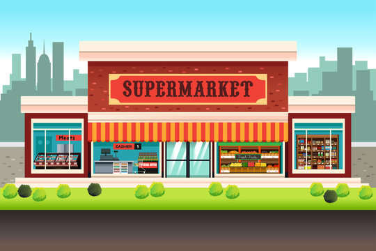 Cartoon Supermarket Images – Browse 40,690 Stock Photos, Vectors, and Video  | Adobe Stock