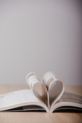 Books On Wooden Desk.