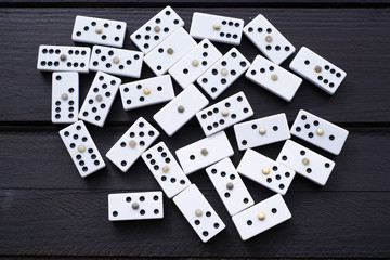 Domino game chips