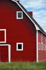 Large Red Barn