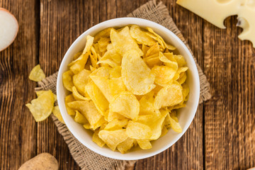 Portion of Potato Chips (Cheese and Onoion taste) (selective foc