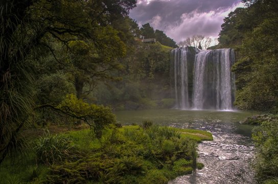 Whangarei falls in New Zeland