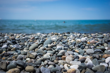 Fototapeta na wymiar sea pebbles