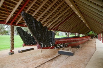 Waitangi canoe