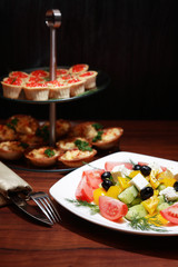 Salad On Table