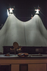 Circus domе at night