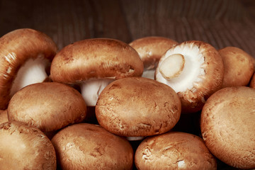 the raw royal mushrooms