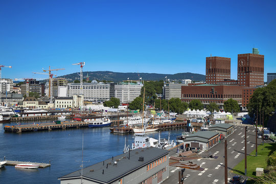 Oslo City Hall in Oslo, Norway