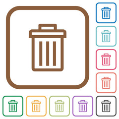 Delete simple icons