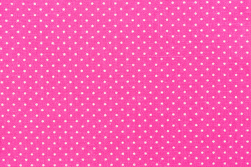 Pink polka dot background.
