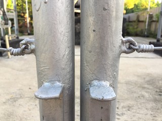 Steel gate door fence