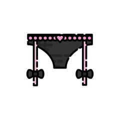 Sex shop flat icon