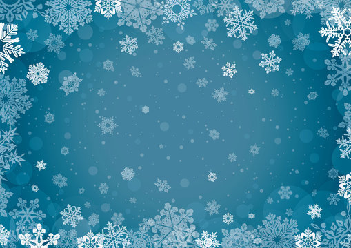 Christmas seasonal winter background