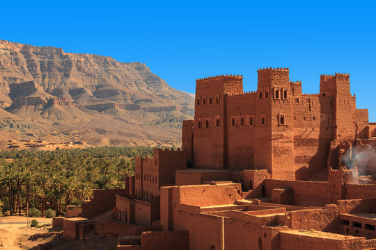 Kasbahs in the Draa valley.