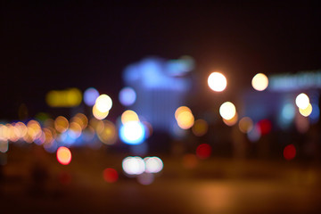 city lights abstract