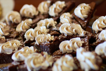 cake with creams