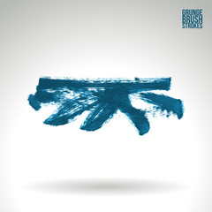 Brush stroke and texture. Vector design. Underline and border.