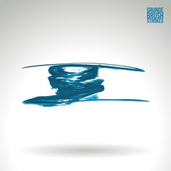 Brush stroke and texture. Vector design. Underline and border.