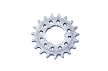Gear on a white background.