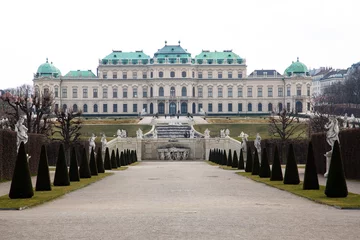 Deurstickers Belvedere palace Vienna © Kartouchken