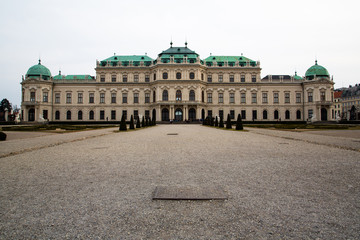 Obraz premium Belvedere palace Vienna