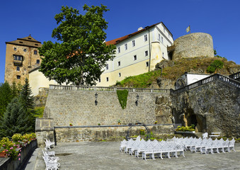 National cultural monument Castle and Chateau of Becov nad Teplou in the west part of the Czech...
