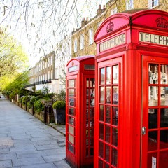 red phone boxes