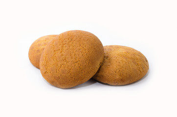 Honey ginger cookies with milk