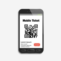 Mobile phone ticket online service