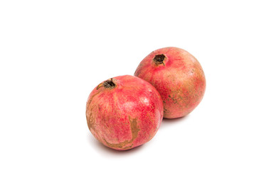pomegranate fruit isolated