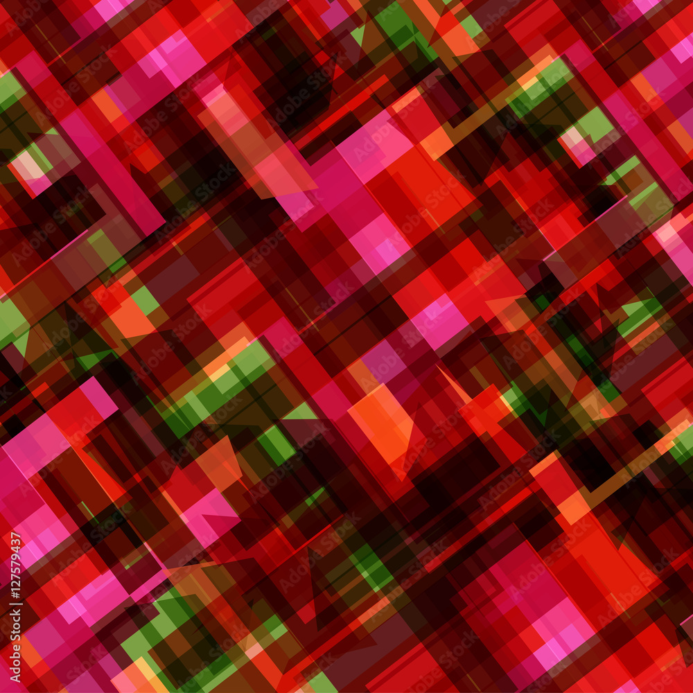 Canvas Prints abstract colorful background with geometric shapes